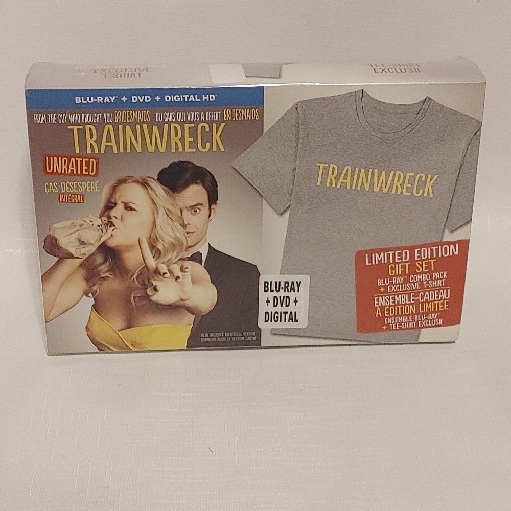 Limited Edition Trainwreck Blu-Ray DVD and Tee-shirt combo pack SEALED